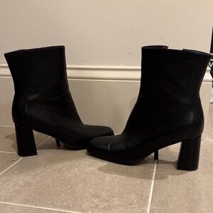 Chic Black Heeled Boots